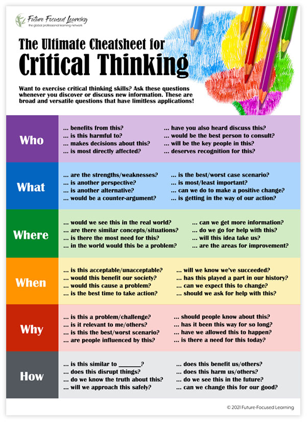 Critical Thinking Questions Blooms Taxonomy Teacher lupon.gov.ph